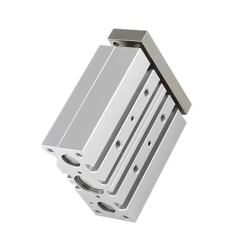 TCM Series Guided Cylinder 12/16/20/25/32/40/50/63mm Bore Three Axes Three Rods 5-400mm Stroke With Magnet Pneumatic Cylinders