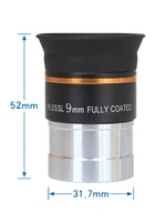 Agnicy Astronomical Telescope Accessories Plossl PL 9mm Eyepiece Metal 1.25 Inches 31.7mm Only Sell 9mm