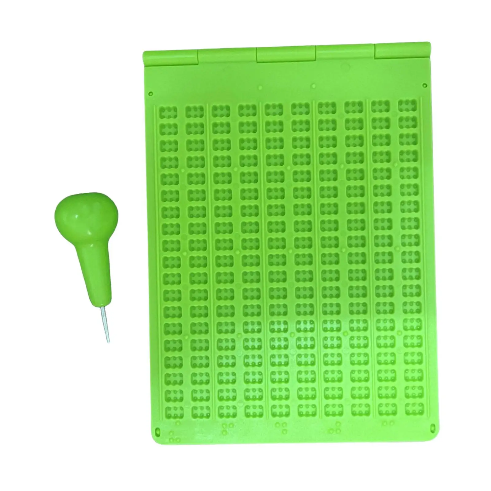 Braille Writing Board Blind Education Supplies for Visually Impaired Braille Fingerboard Writing Learning Supplies for Adults