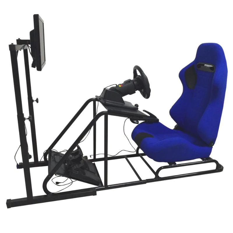 Game seat Modified emulator Adjustable blue racing game seat