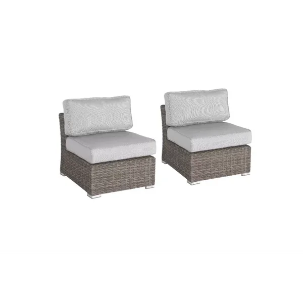 

Плетеная мебель из ротанга для двоих с подушками