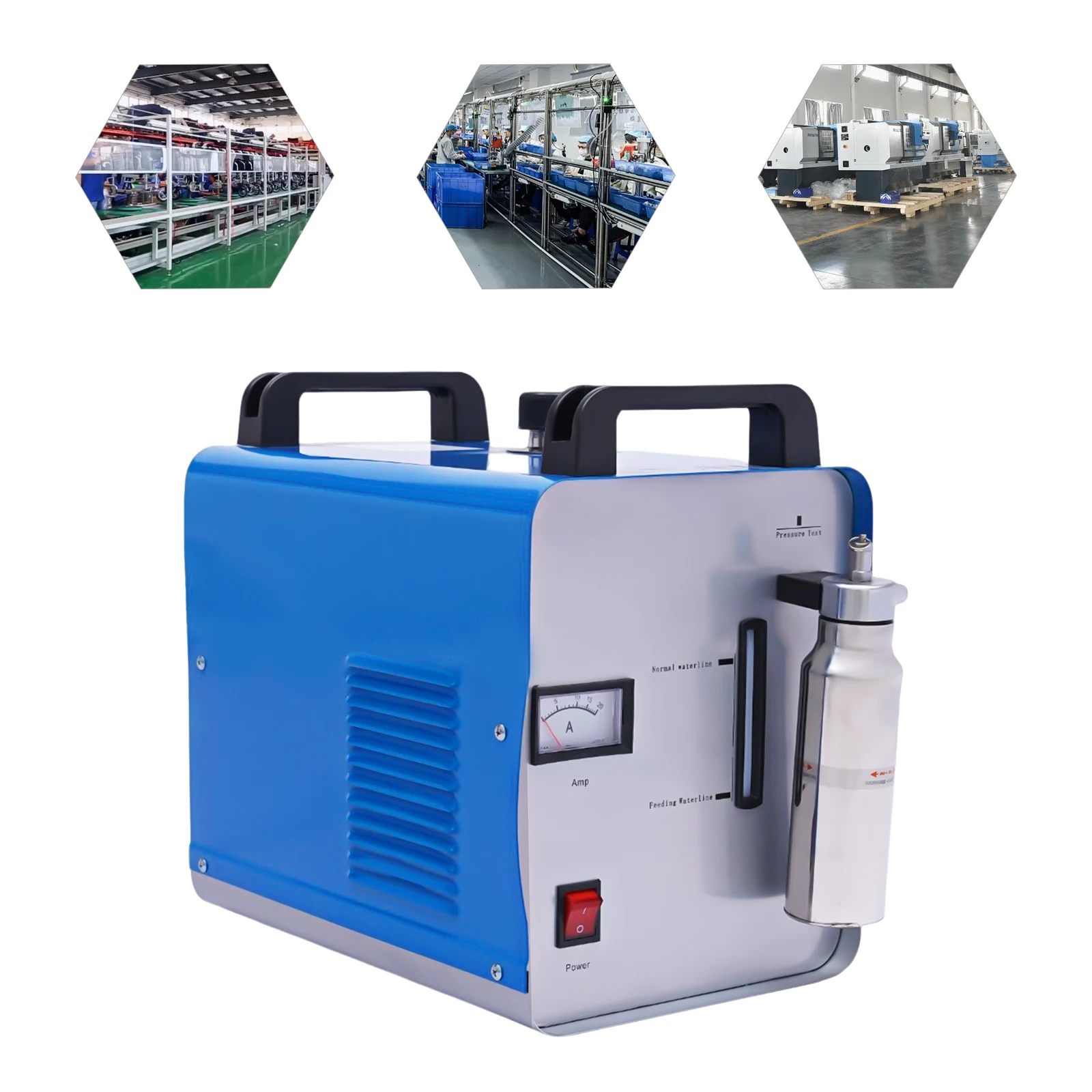 H160 Polishing Machine AC 220V with Various Clear Displays Energy-saving for The Heat Treatment of The Metal Parts UK Plug