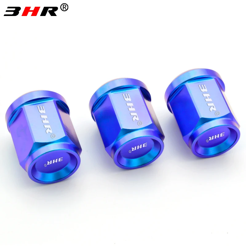 HRMin Gr5 Titanium Nut M10x27 wheel Nuts for Motorcycle wheel 5PS
