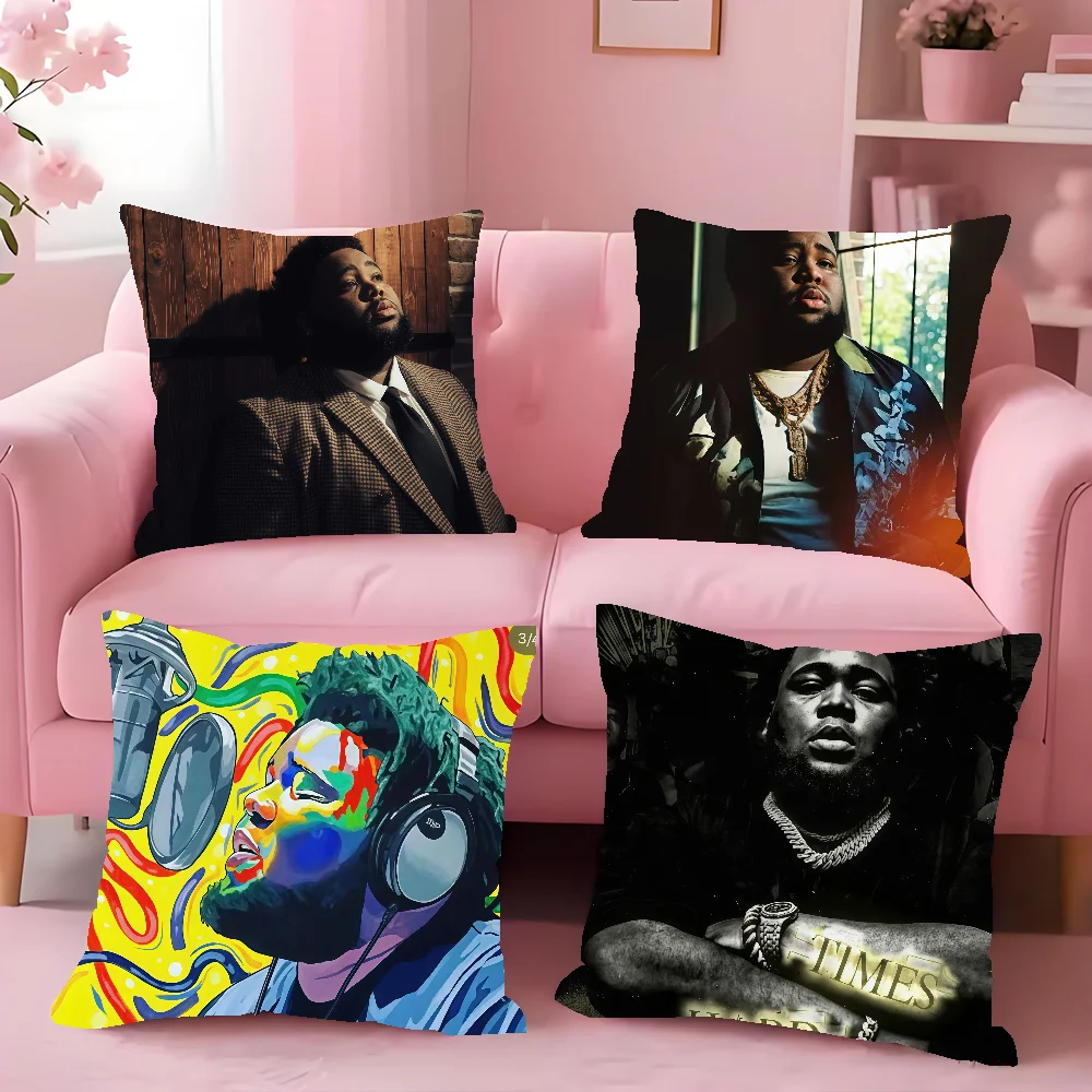 Rapper R-Rod Wave cushion cover Anti-dustmite Sofa Cushion Decorative Office Cover Lounge Area Indoor & Outdoor Use