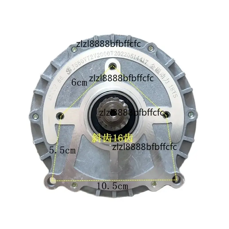 Suitable for 2000W 60V 72V 4500Rpm Electric 3 Wheel 4 Wheel Motor Permanent Magnet Synchronous Sine Wave High Speed Motor with C