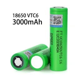 VariCore 3.7V 3000mAh 18650 VTC6 Li-ion Battery 20A Discharge 18650VTC6 for Flashlight batteries