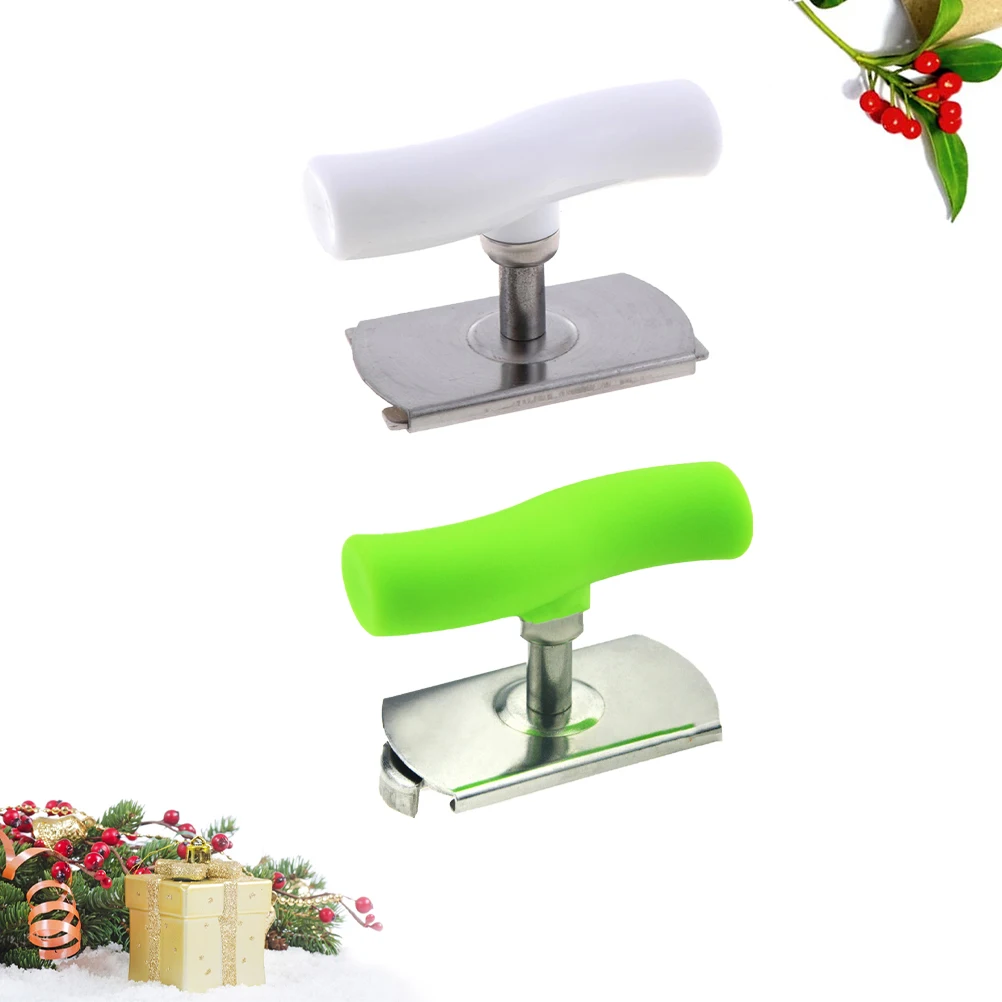

2pcs Bottle Opener Cap Screw Canning Jar Lid Multi Functional Stainless Steel Openers For Kitchen Glass Anti Skid Wide Mouth