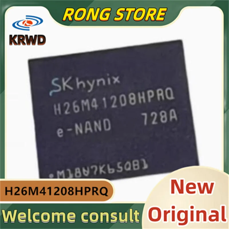 

5 шт., H26M41208HPRQ, новый и оригинальный H26M41208 BGA153