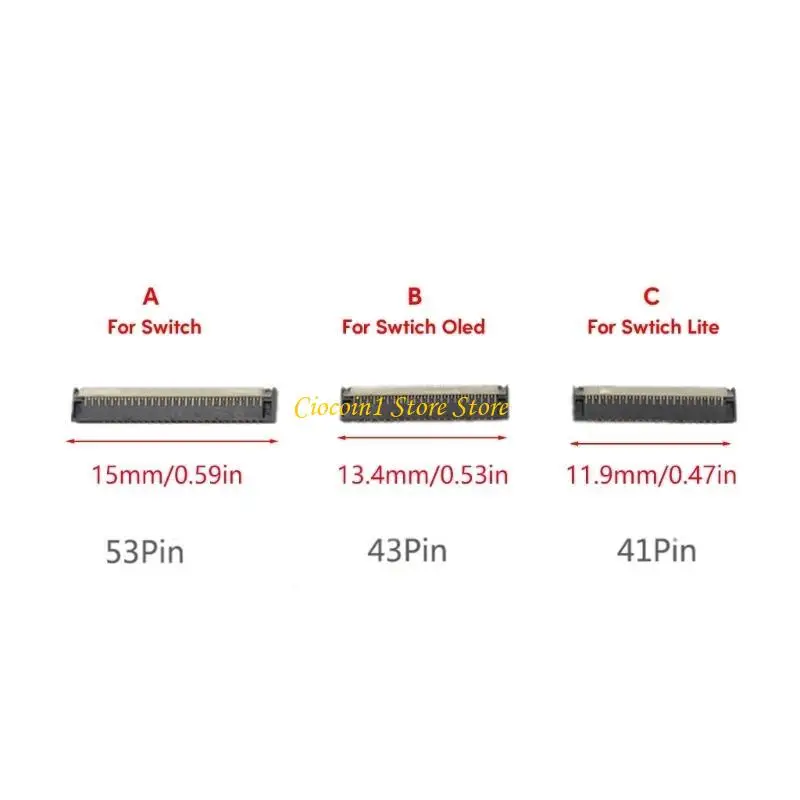 A3PC LCD-Bildschirm-Buchsen-Ersatz für NSSwitch/Oled/Lite – Detail 6