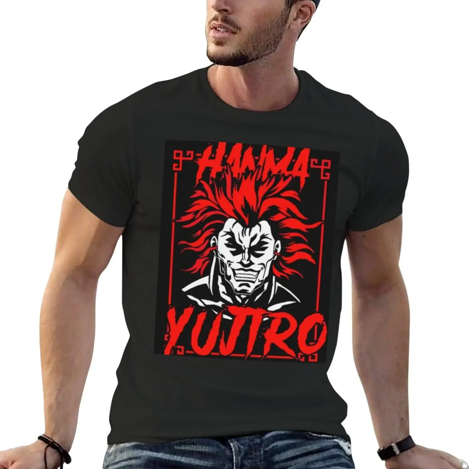 

Baki - Yujiro Hanma badass T-Shirt cute clothes blue archive customs design your own mens designer t shirt