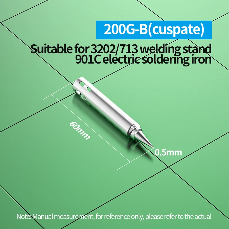 Наконечники паяльника серии 200G, сварочная головка 200G-B 200G-K 200G-4C высокого качества, подходит для сварочной станции QUICK 3202