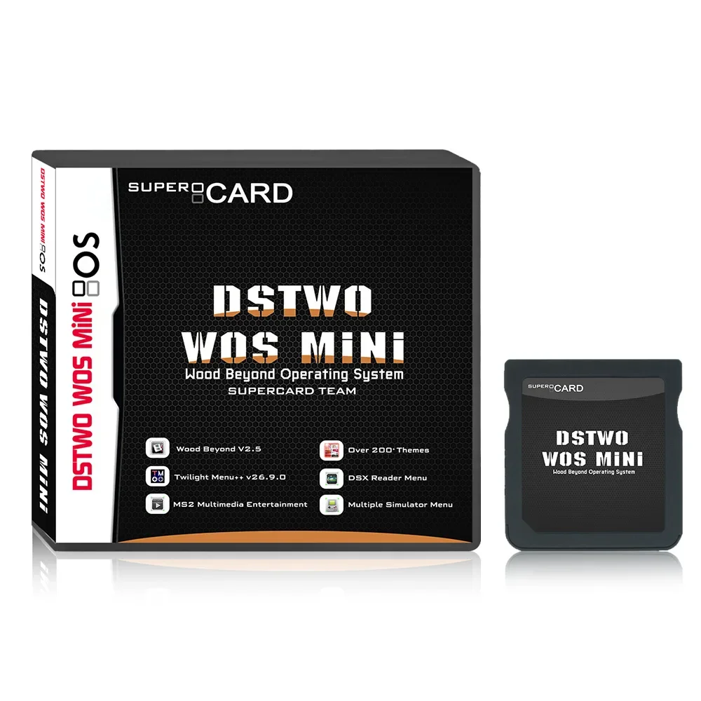 DSTWO WOS MiNi System 10000+ Games NDS Combined Card Produced By Super Card Team