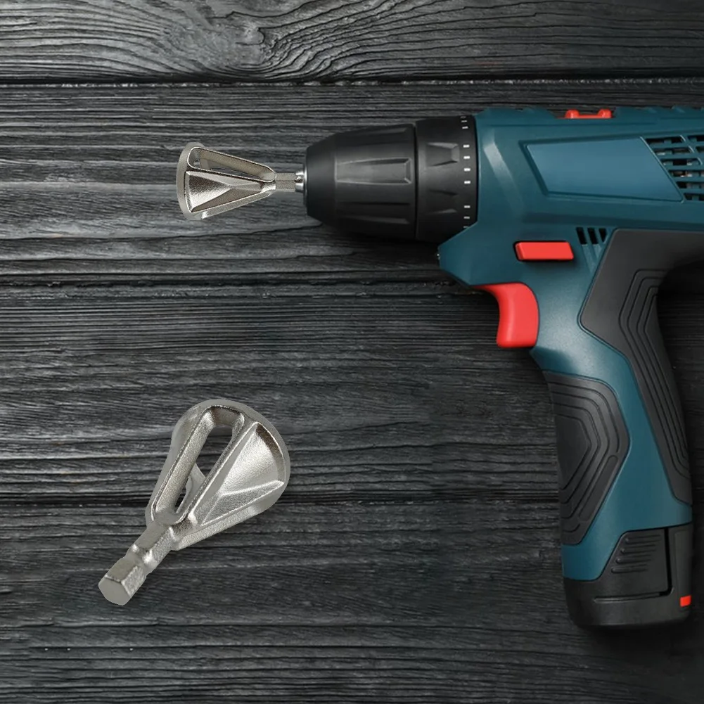 

6-20mm Metal Deburr Drills Triangular/Hexagonal Handle Fast Remove Burr Tools Burr Removal Bit Car Motorcycle Tire Repair