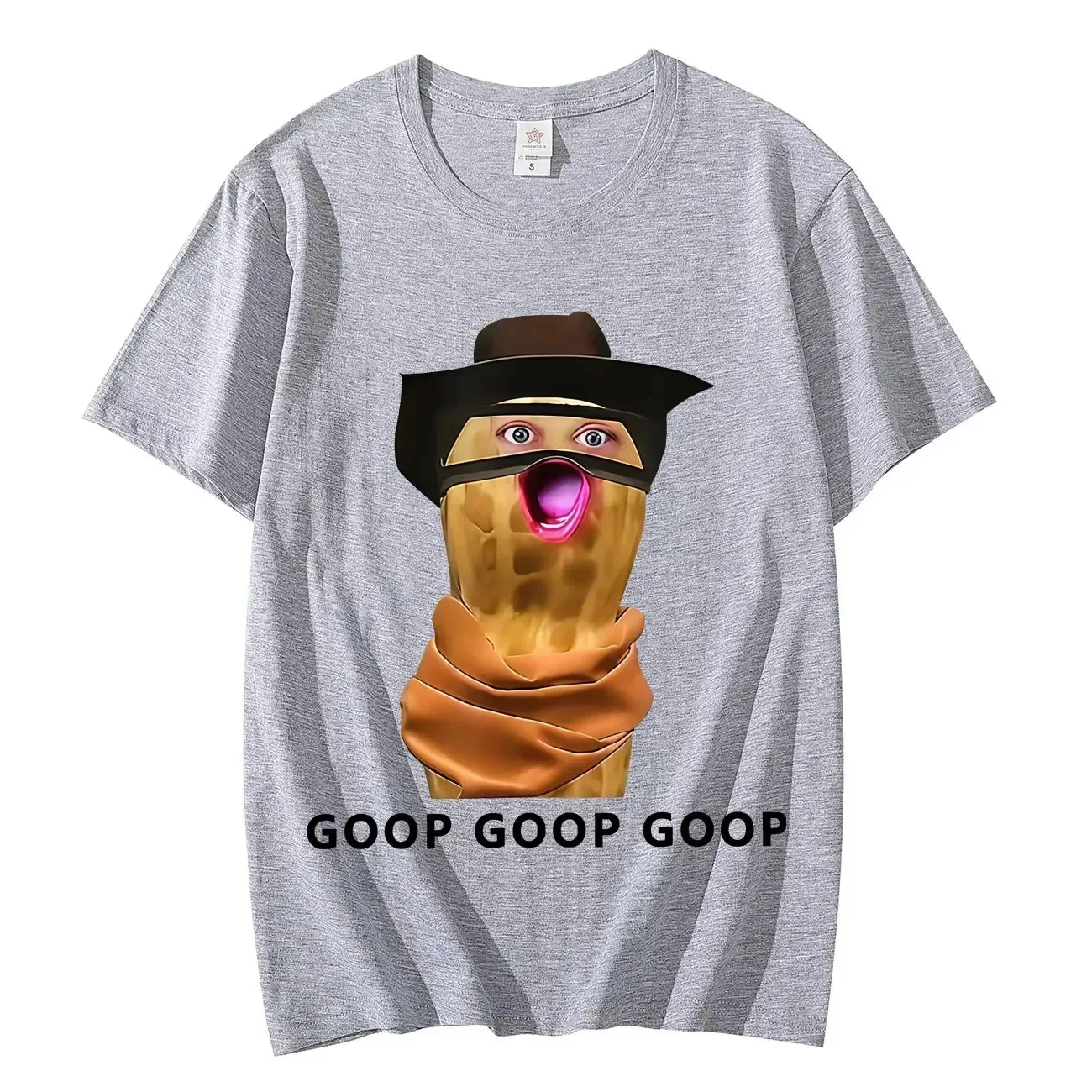 Caramel Peanuts GOOP Funny Meme T-Shirt — High Quality Fashion Design Cotton Unisex Casual Street Style Women And Men T-shirts
