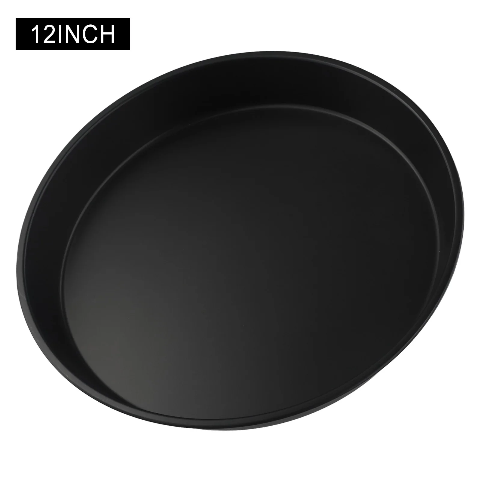 12 Inch NonStick Pizza Pan for Microwave Oven Use with Carbon Steel Material Suitable for Various Meat and Fish Recipes