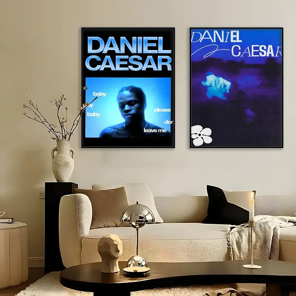Music Soul Artist Daniel Caesar Poster Modern Minimalism Aesthetic Art Prints Bedroom Kitchen Home Decor Art Poster Gifts