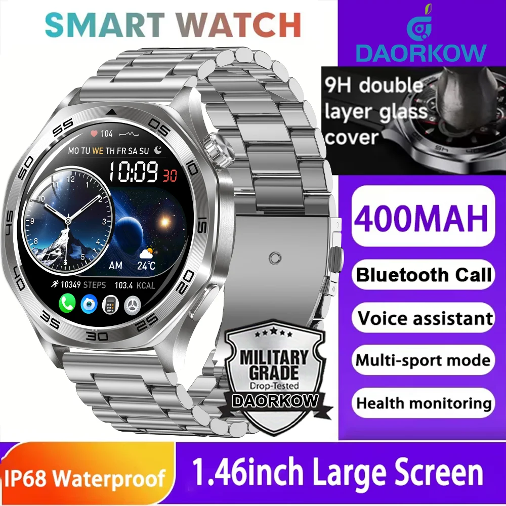 

2025 T-REX 3 НОВЫЕ мужские умные часы на открытом воздухе, мультиспортивный фитнес-трекер, наручные часы, мониторинг здоровья, Bluetooth-вызов, умные часы