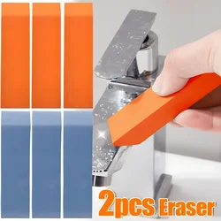 2/1PC Limescale Eraser Bathroom Decontamination Glass Wall Stain Remove Rubber Eraser Cleaning Tool Kitchen Pot Scale Rust Brush