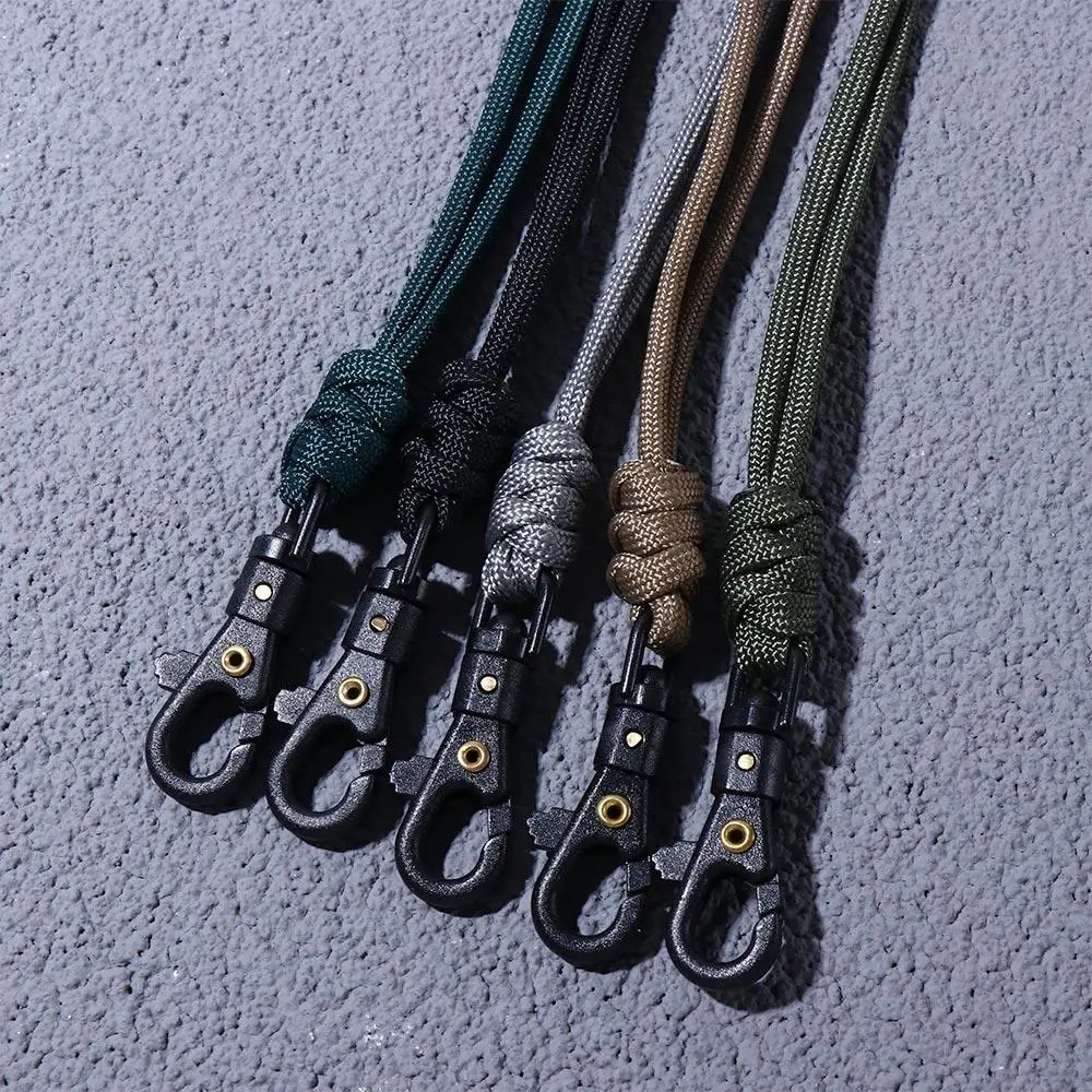 Emergency Multifunction Outdoor Tools High Strength Self-Defense 7-core Umbrella Rope Key Ring Lanyard Paracord Keychain