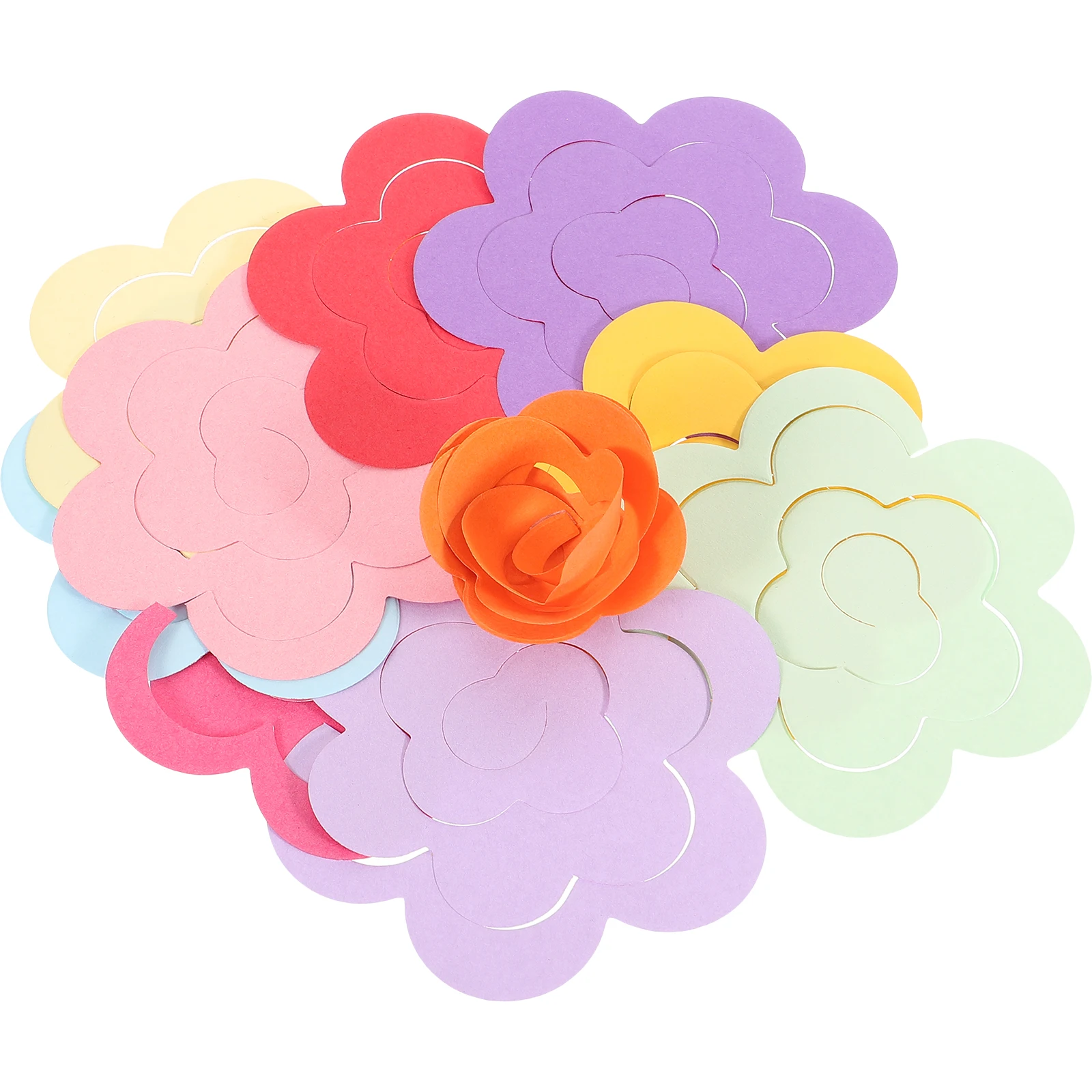 

1 set 1 Set Diy Flower Making Craft Flowers Stips Scrapbooking Quilling Kids Origami Rose Colorful Rolling Tool Strips Handcraft