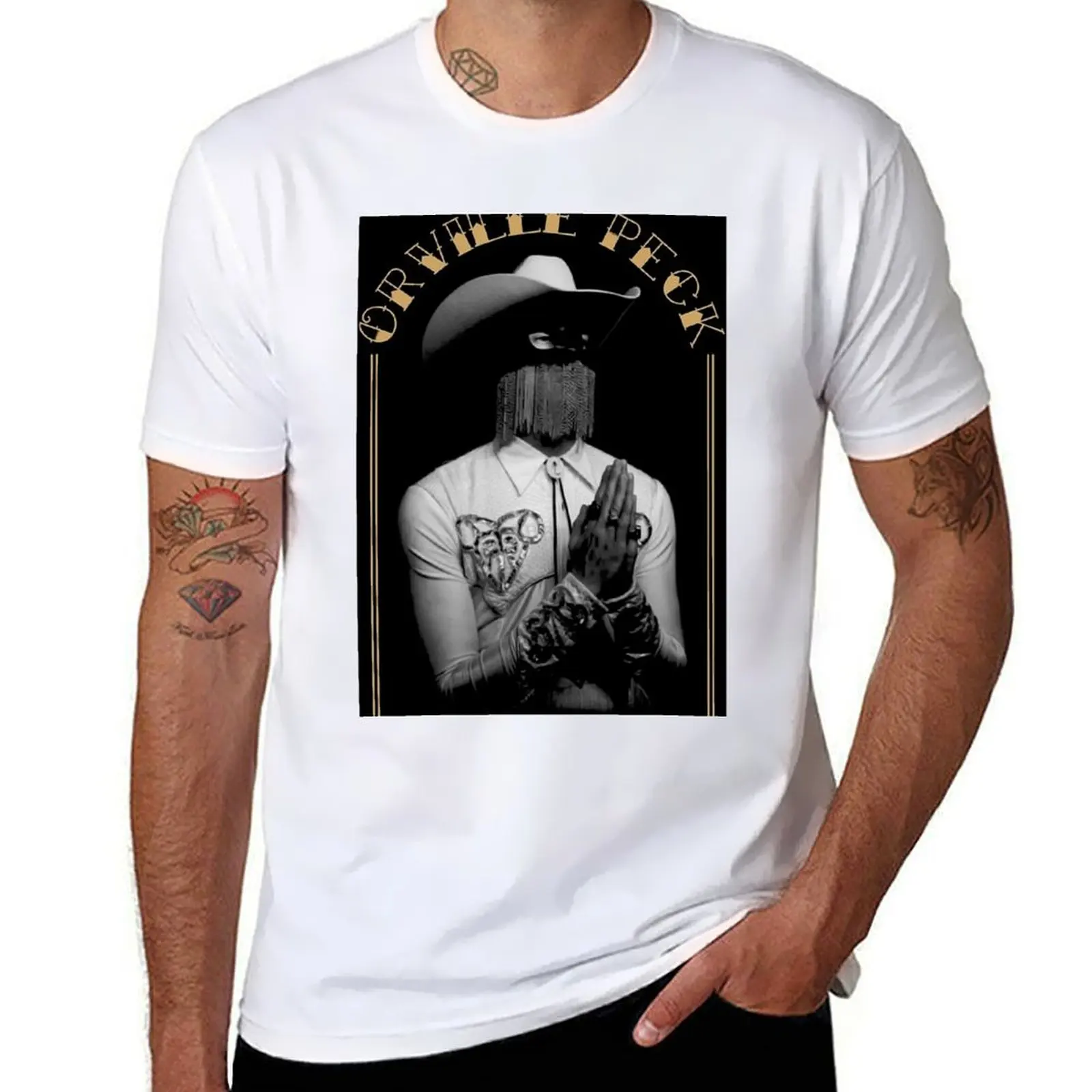 

ORVILLE PECK Poster Post T-Shirt man t shirts graphic cotton t shirts man 100% T-Shirt