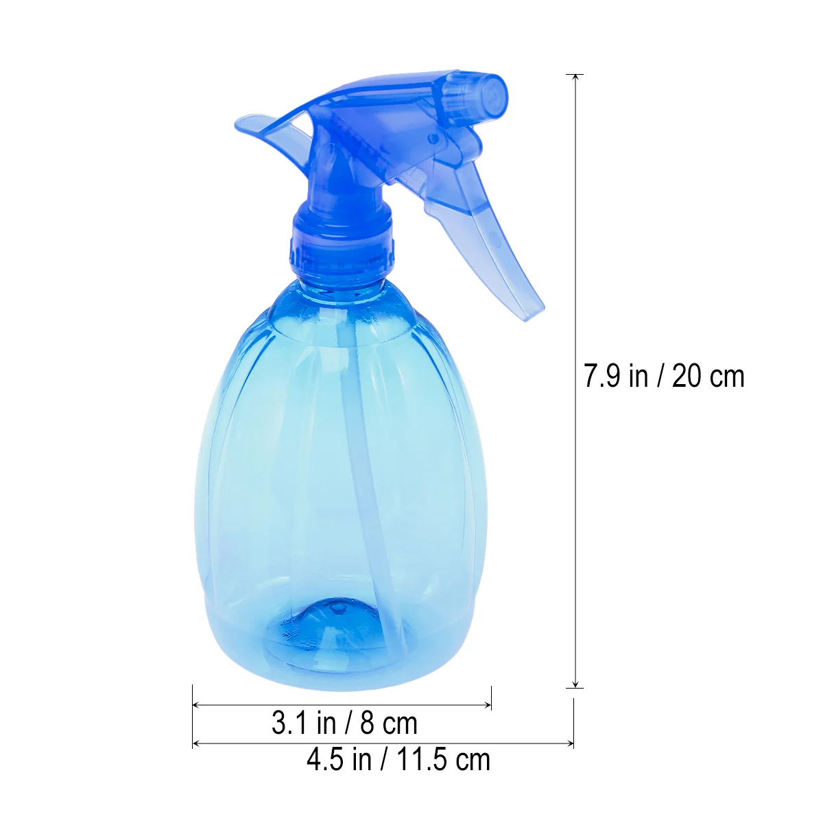 2 Pcs Curls Hand Pressure Spray Bottles for Face Fine Mist Refillable Hair Sprayer Empty