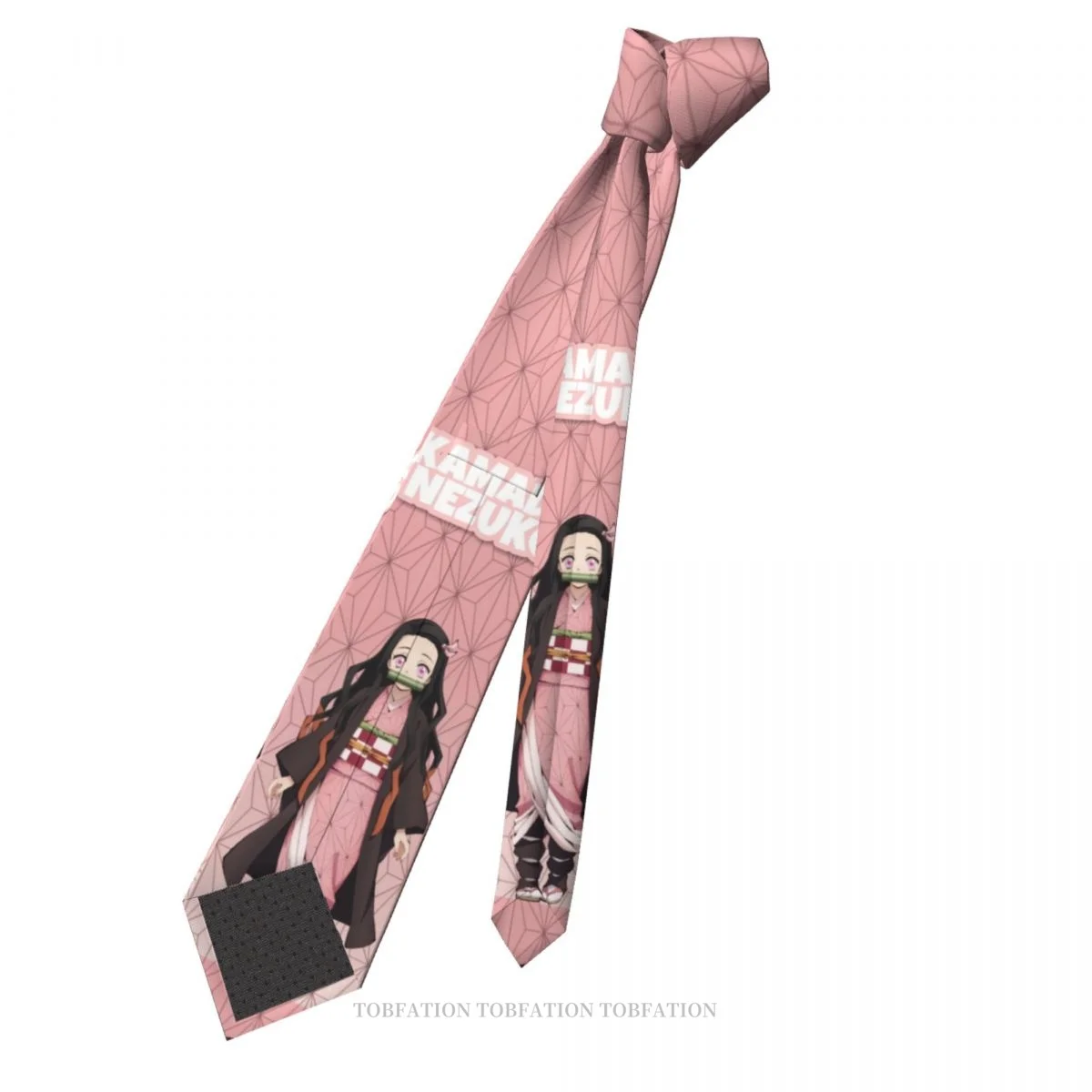 Demon Slayer Kimetsu no Yaiba KAMADO NEZUKO cravatte da uomo stampate in 3D Hip-Hop Street Business accessori per camicie per feste di matrimonio