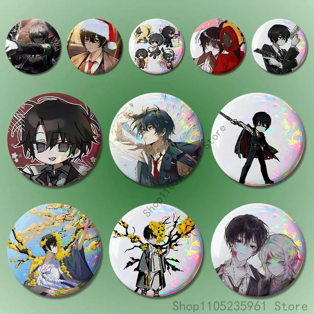 

L-Limbus Yi Sang C-Company Custom Badges 75mm 44mm 25mm Brooch Backpack Hat Pins Accessories Toys Valentine gift
