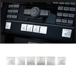 Center Console Function Buttons Decals Decoration Cover Trim Car Styling For Mercedes Benz W212 W204 X204 GLK C E Class