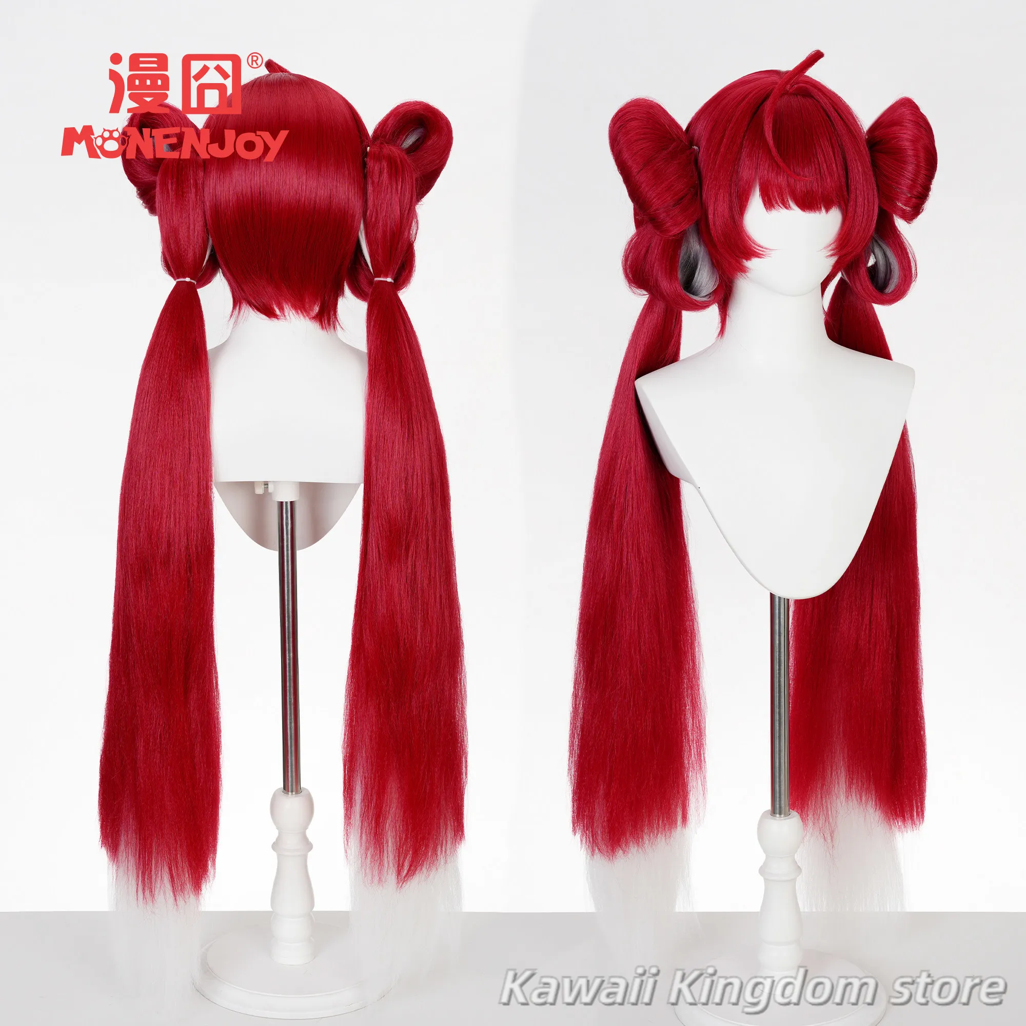 Wuthering Waves Suoming Cosplay Anime Wig Halloween Costume Accessories Hairpiece  Birthday Gift Halloween