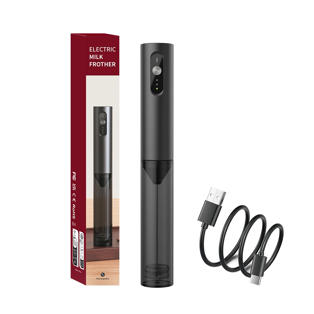 Wireless Electric Mini Milk Frother Coffee Whisk Portable Egg Beater Blender Kitchen Cooking Stirrer Cappuccino Coffee Maker
