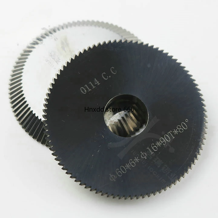 Tungsten steel dragon slaying milling cutter R114C. C tungsten steel angle cutter φ 60x6x φ 16 key machine