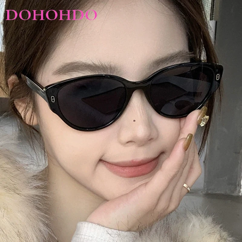 

Retro Rivets Cat Eye Sunglasses Women Men Classic Fashion Brand Outdoors Driving Fishing Sun Glasses UV400 Gafas De Sol Mujer