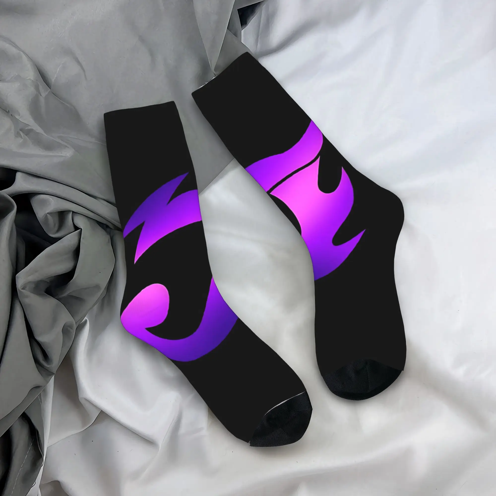 Kamen Rider W- Joker Emblem Socks Autumn  Stockings Korean Men Warm Soft Socks Graphic Running Anti Bacterial Socks