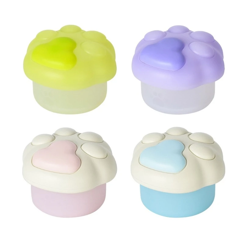 Travel Friendly Baby Powder Dispenser Container with Secure Lid Leakproof Box QX2D