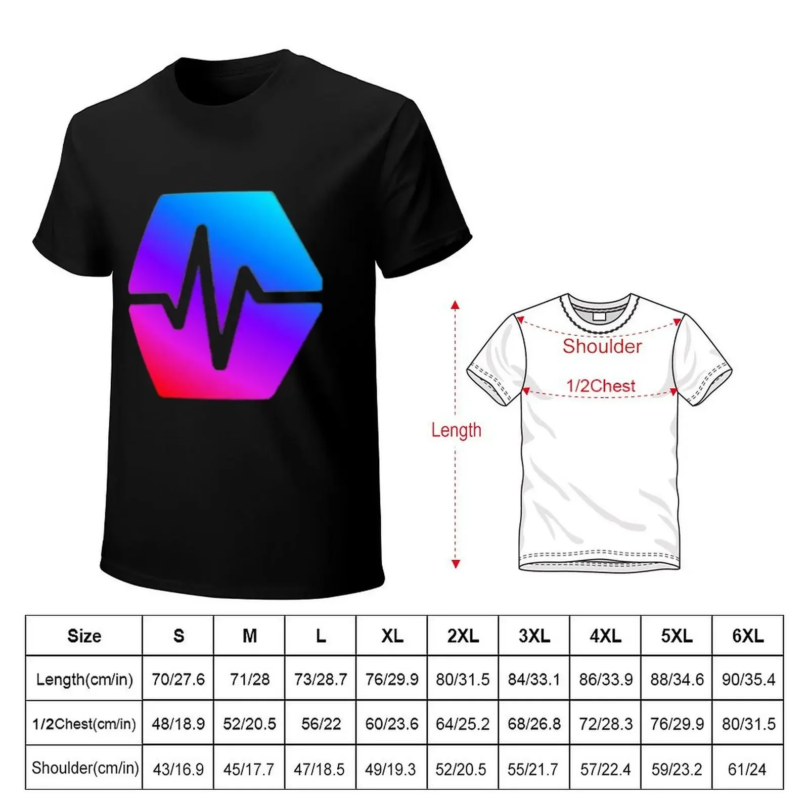 Awesome Hexagonal Cubes Hex Crypto Logo Design T-Shirt quick-drying kawaii clothes men clothing