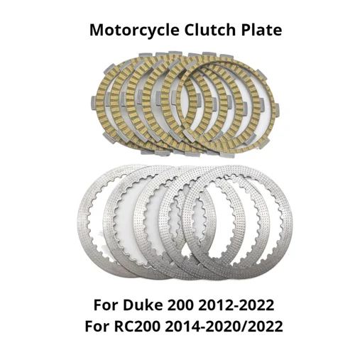 Imagen 1 del producto Para KTM 200 Duke 2012-2022 RC200 2014-2022 Kit de placa de disco de fricción de embrague de motocicleta