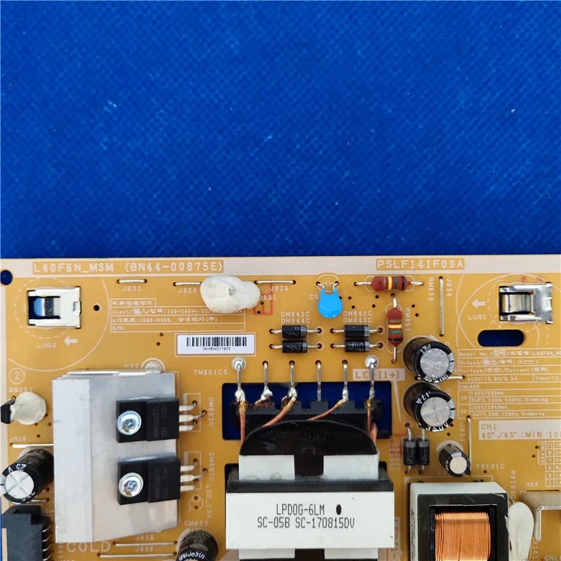 BN44-00875E BN44-00875 L40F6N_MSM PSLF141F09A متوافق مع لوحة إمداد الطاقة Samsung UE43LS003AUXXU UE43LS603AU