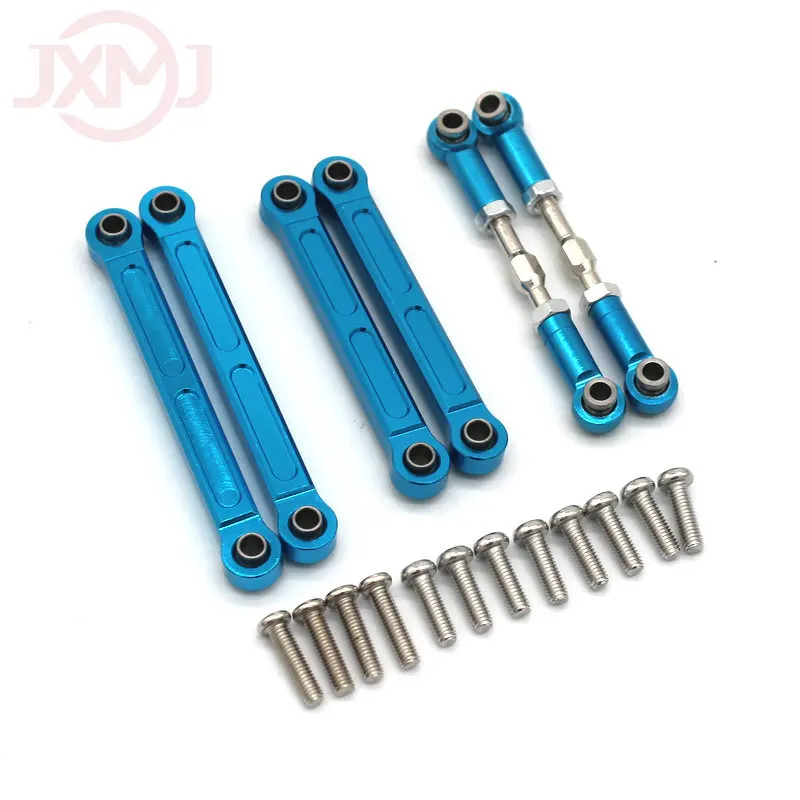 Pièces de tige de mise à niveau en métal pour voiture télécommandée RC, Wltoys, 144001, 144010, 124016, 124018, 124007, 124017, 124019, 124008,