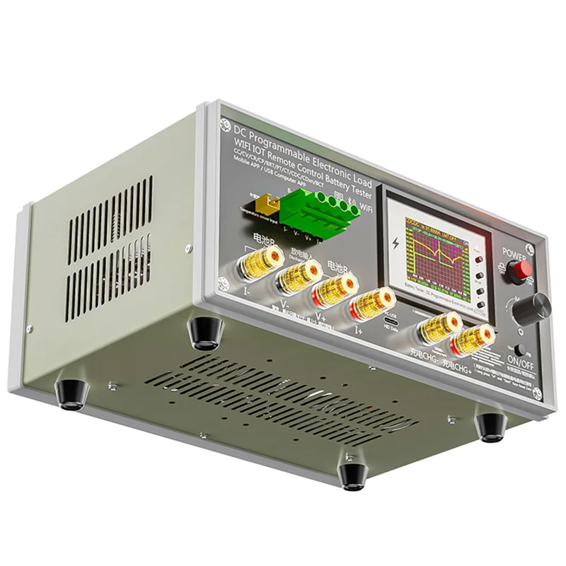 【HOME TOOL】USB Tester Wifi Tuya 200V 50A DC Electronic Load Battery Capacity Monitor Charging Discharge Tool High Resolution