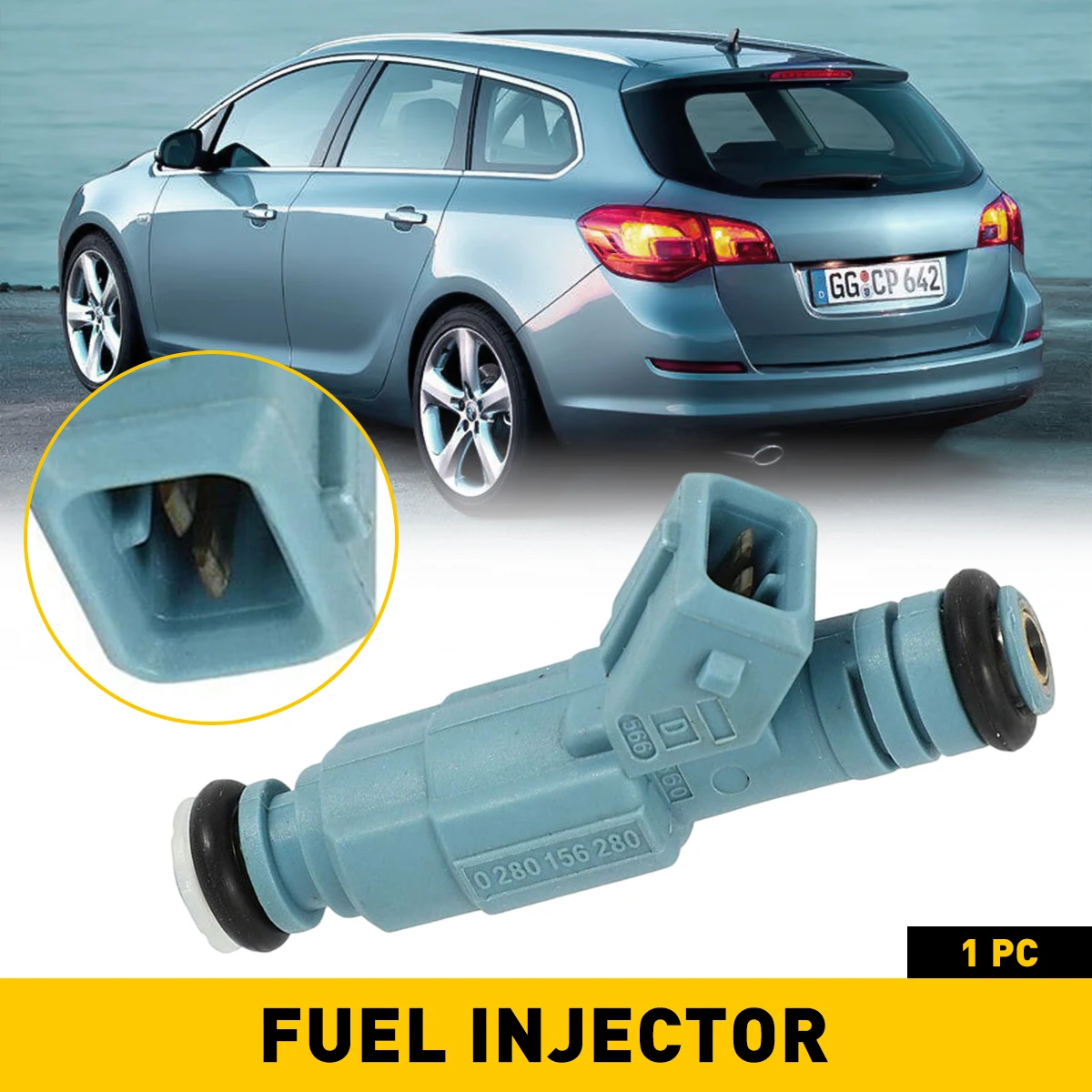 New Fuel Injector 0280156280 For Opel Astra Zafira/Zafira Family Vauxhall Astra Zafira Suit for Cylinder Direct Replacement