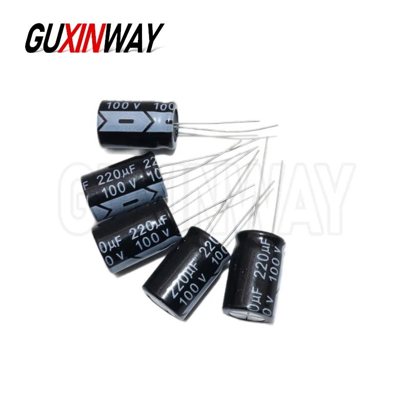 Aluminum Electrolytic Capacitor 100V 1UF 2.2UF 3.3UF 4.7UF 10UF 22UF 33UF 47UF 100UF 220UF 470UF 1000UF