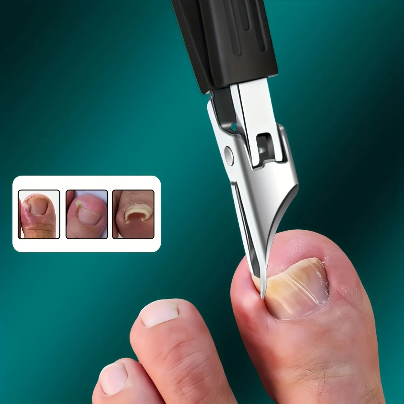25° Slant Edge Nail Clipper Anti-Splash Cuticle Remover Professional Eagle Beak Oblique Toe Nail Trimmers Manicure Pedicure Tool