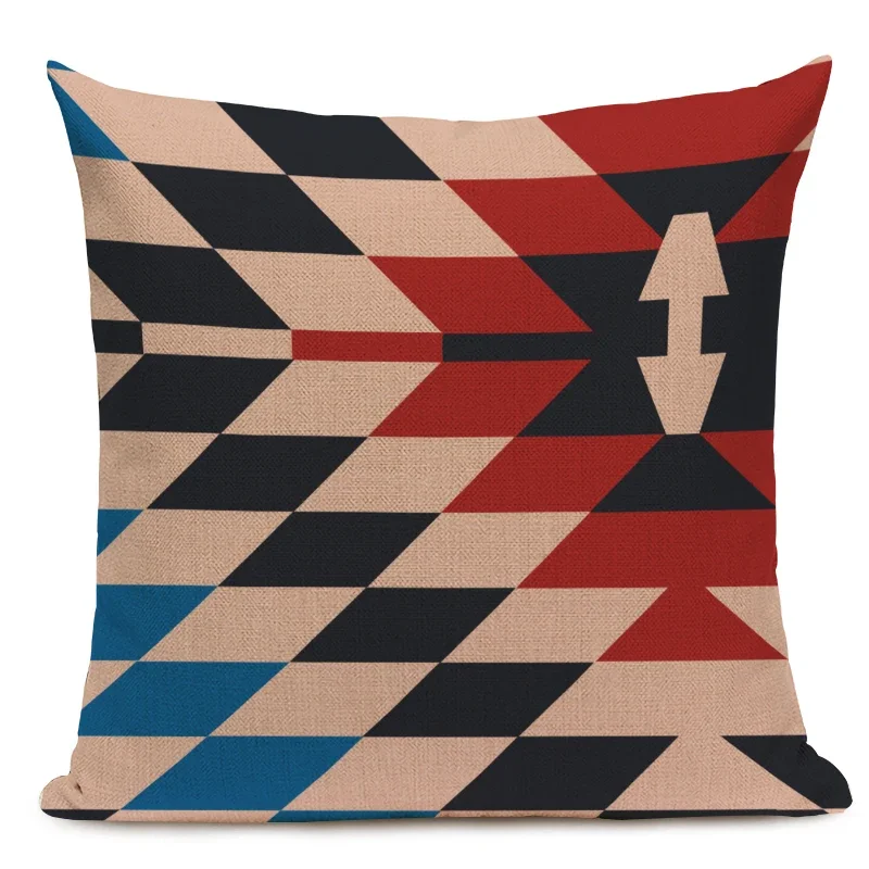 Turkish Ethnic Pattern Cushion Cover Geometry Print Throw Pillow Case for Home Sofa Decor