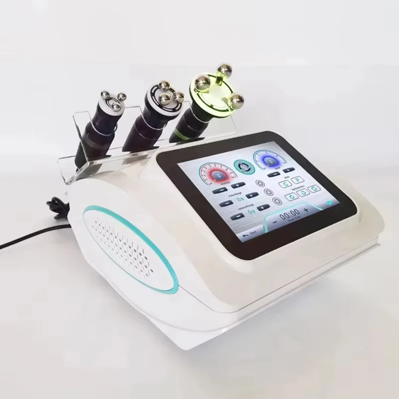 

T3 in 1 Radio Frequency 360 Degree Automatic Rotating Vibration Led Light1 RF Body Slimming Face Lifting Skin Tightening Machine
