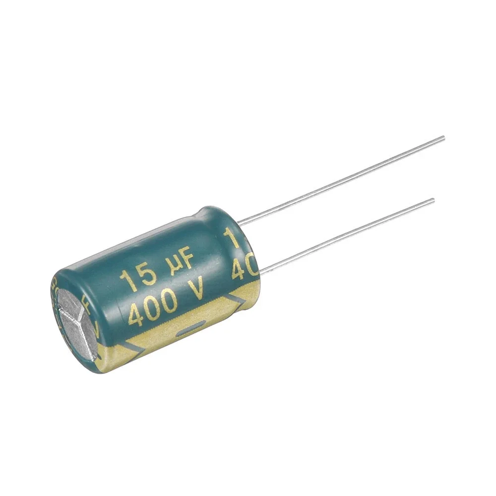 50PCS 400V 15uf High Frequency Low Resistance Switching Power Supply Aluminum Electrolytic Capacitor 10mm*13mm with Box