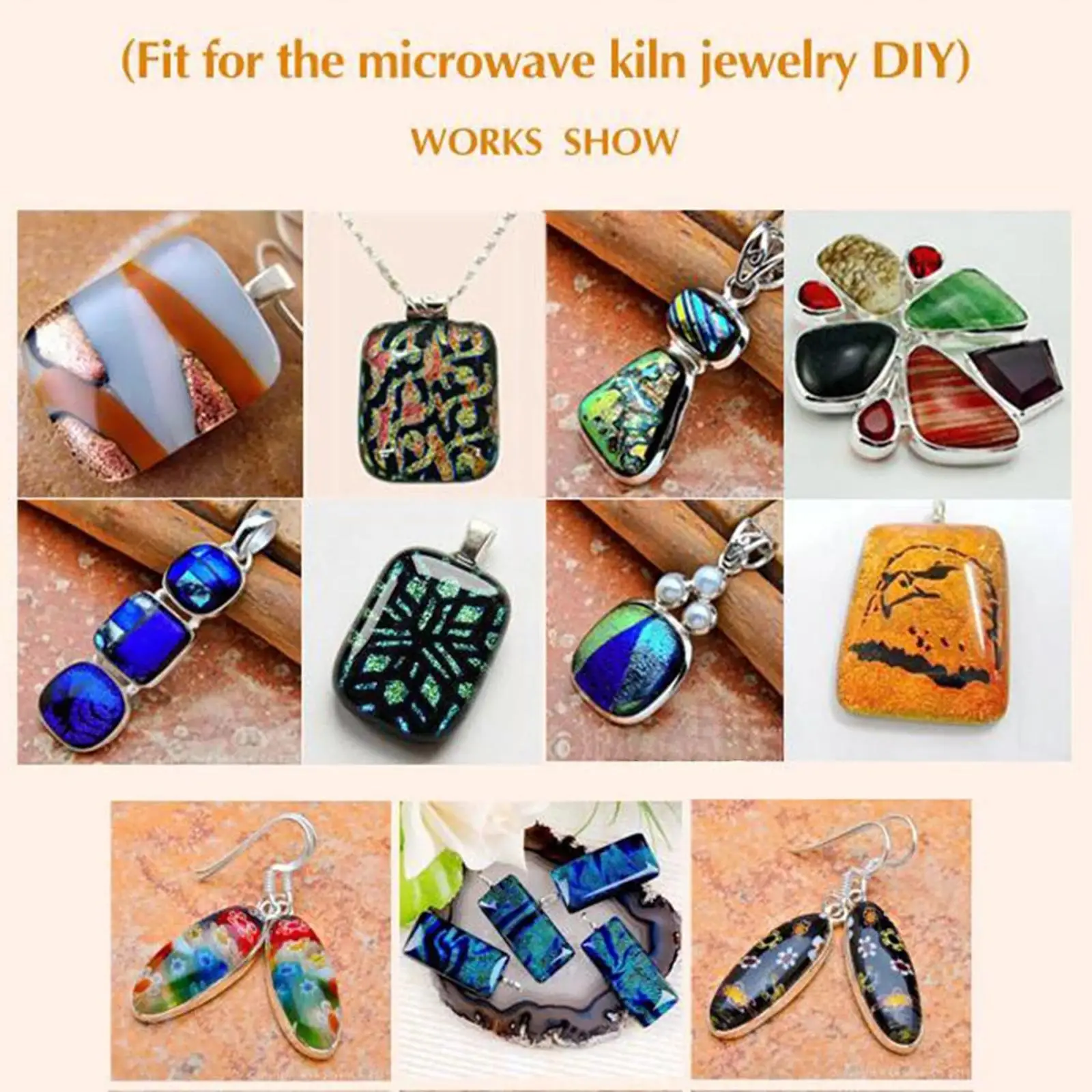 Glass Jewelry Production Jewelry DIY Microwaves Oven Accessories