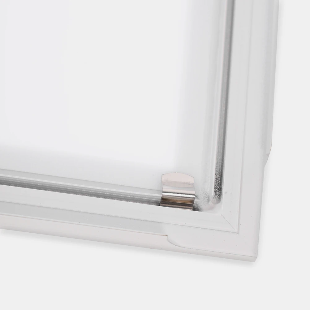 

2pcs Integrated Ceiling Lamp Recessed Square Trim Translucent White Fixture Kitchen Bathroom Aluminum Waterproof