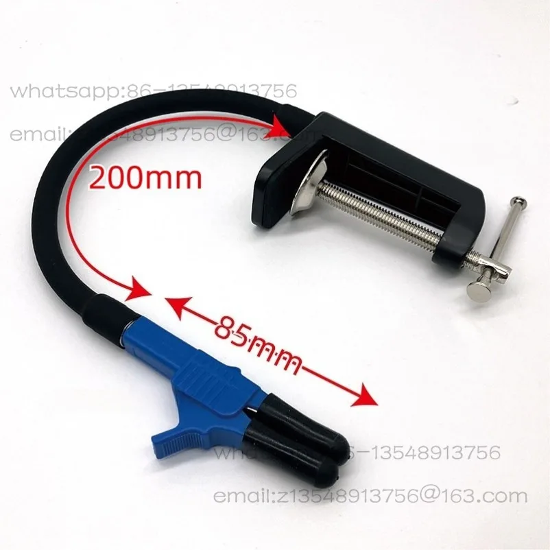 

Alligator Clip Desktop Snake Tube Clip Large Electronic PCB Device Clip Insulated Silicone Hose Gooseneck
