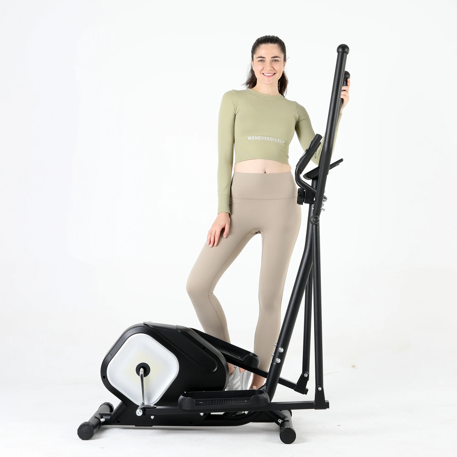 Machine elliptique d'entraîneur de croix de Chine de vélo d'entraîneur elliptique magnétique à la maison professionnelle à vendre nouvellement